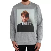 WEASLEY LIFE MARBLE GREY CREW