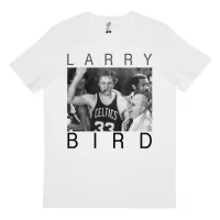 LARRY BIRD WHITE TEE