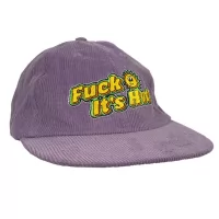 ITS HOT PURPLE CORD HAT