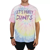 LETS PARTY TIE DYE T-SHIRT