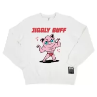 JIGGLY BUFF WHITE CREW