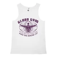 GLOBO GYM WHITE SINGLET