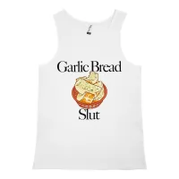 GARLIC BREAD WHITE SINGLET