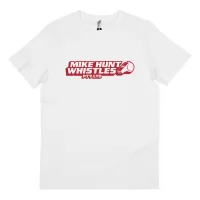 MIKE HUNT WHISTLES WHITE TEE