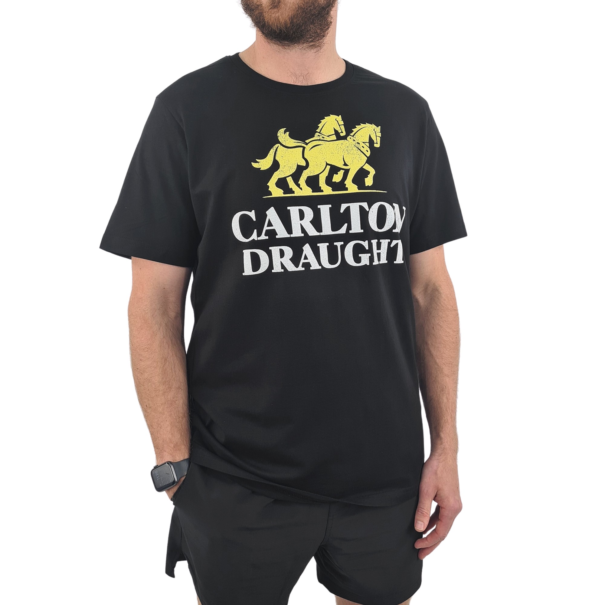 CARLTON DRAUGHT BLACK TEE