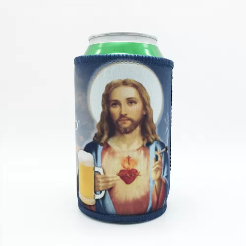 DRUNK CHRIST STUBBY HOLDER