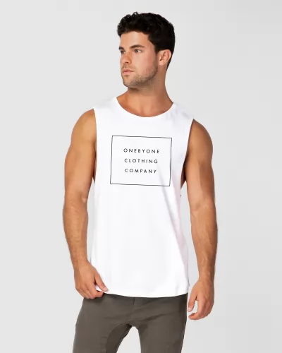 SQUARED WHITE TANK