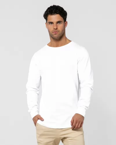 CLASSIC WHITE LONGSLEEVE TEE