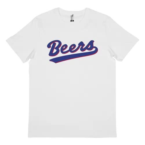 BEERS BASEKETBALL WHITE TEE