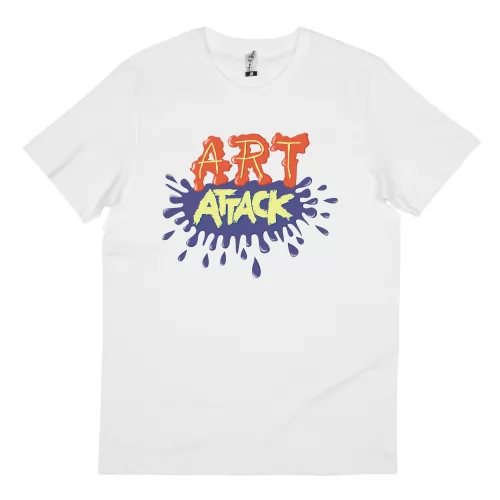 ART ATTACK WHITE TEE