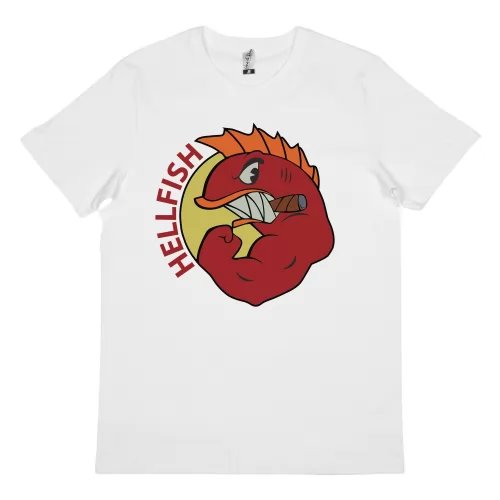 HELLFISH WHITE TEE