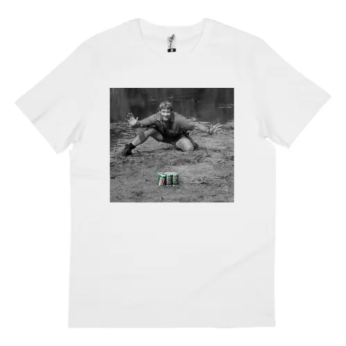 GREEN DEMON WHITE TEE