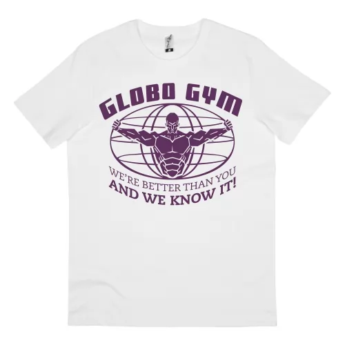 GLOBO GYM WHITE TEE