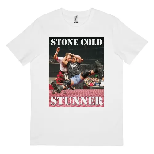 STONE COLD WHITE TEE