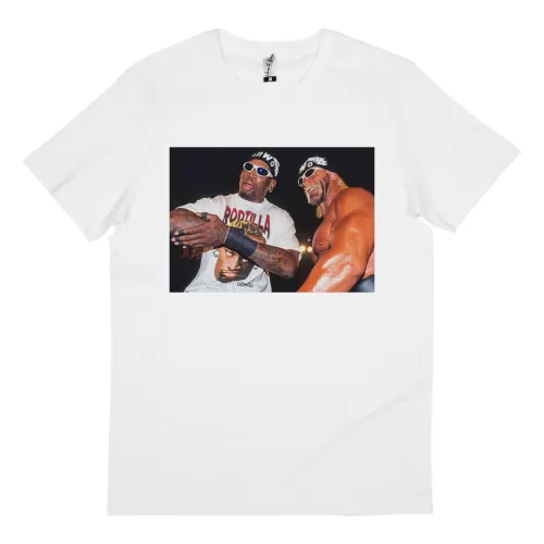 WRESTLING RODMAN WHITE TEE