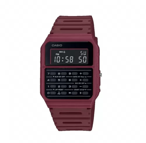 WINE CASIO CALCULATOR WATCH