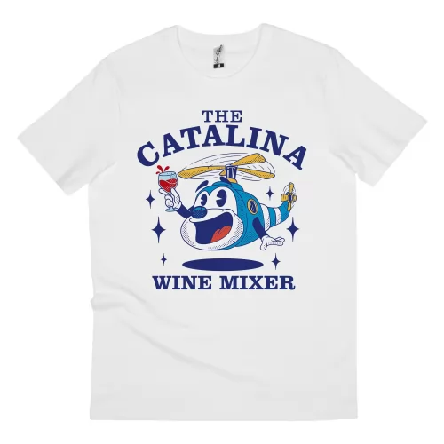 CATALINA HELICOPTER WHITE TEE