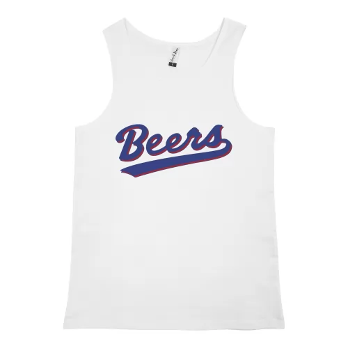 BEERS WHITE SINGLET