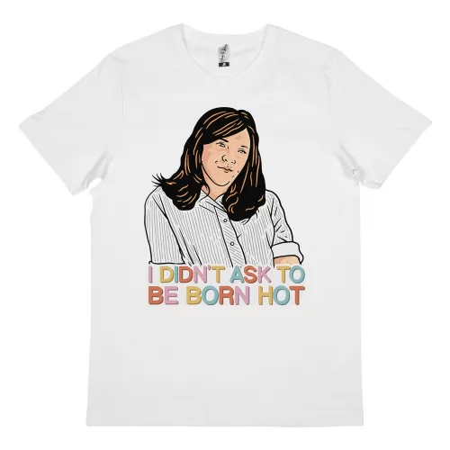 BORN HOT WHITE TEE